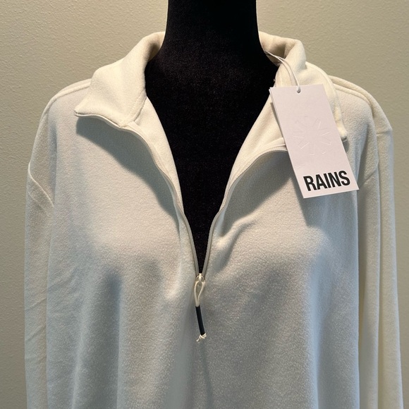Rains Half-Zip Men’s Pullover Fleece Jacket NWT - Picture 3 of 8